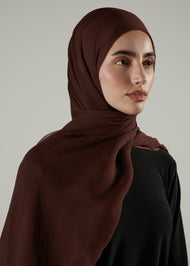 Mulberry Chiffon Silk Hijab
