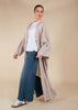 Natural Cotton Open Abaya