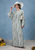 Green & Grey Crochet Kaftan