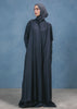 Cobalt Blue Wrap Abaya