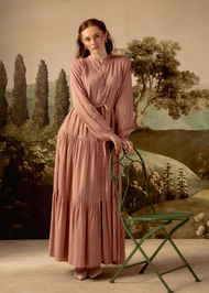 Tiered Tea Pink Maxi