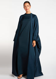 Open Abaya Mineral Blue - Final Sale