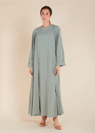 Open Abaya Pistachio - Final Sale
