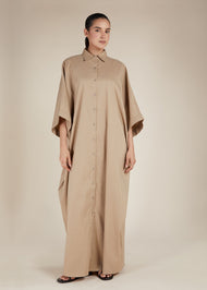 Oversized Shirted Kaftan