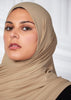 Pewter Ribbed Jersey Hijab