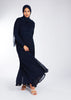 Chiffon Wrap Abaya Navy