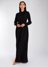 Shirted Maxi Black | Maxi Dresses | Aab Modest Wear