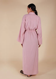 Pink Rock Drawstring Maxi