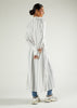 Pinstripe Maxi Shirt White