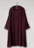 Girls Two Piece Open Abaya With Slip Burgundy