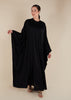 Loose Fit Prayer Abaya Black