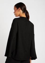 Textured Dolmen Top Black