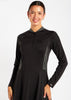 Skirted Swim Top Black