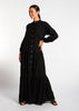 Tiered Maxi Black - Final Sale