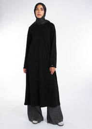 Ribbed Midi Black | Midis | Aab Modest Wear