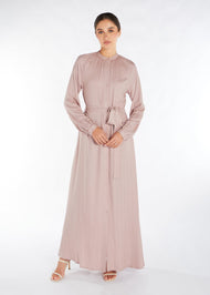 Plisado Abaya Blush | Abayas | Aab Modest Wear