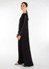 Satin Strip Abaya Black | Abayas | Aab Modest Wear