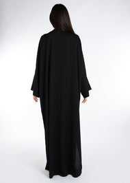 Side Slit Kaftan Black | Kaftan | Aab Modest Wear