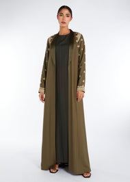 Pistacia Open Abaya | Abayas | Aab Modest Wear