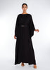 Hurra Abaya Black | Abayas | Aab Modest Wear