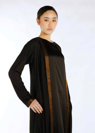 Golden Oud Kimono Black | Kimonos | Aab Modest Wear