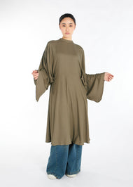 Batwing Midi Olive