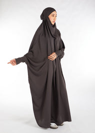 Jilbab Charcoal - Prayer Outfit