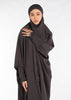 Jilbab Charcoal - Prayer Outfit