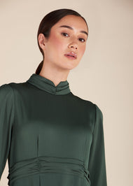 Rayie Abaya Dark Green - Final Sale