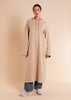 Ribbed Hoody Cream - Final Sale