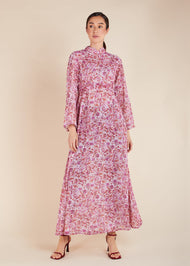 Rose Spray Maxi Dress - Final Sale