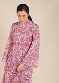 Rose Spray Maxi Dress - Final Sale