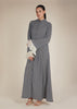 Ruffled Sleeve Maxi