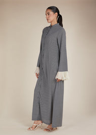 Ruffled Sleeve Maxi