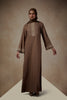 Herringbone Stitch Abaya