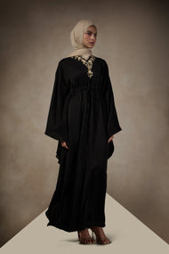 Cascade Kaftan Black
