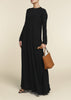 Crochet Flare Abaya Black | Abayas | Aab Modest Wear