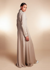 Seam Flared Abaya Cashmere