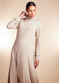 Seam Flared Abaya Cashmere