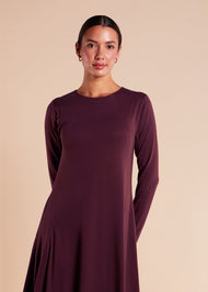 Seam Maxi Aubergine