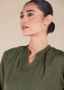 Self-Print Rea Abaya Olive