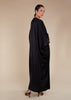 Self Print Kaftan Black