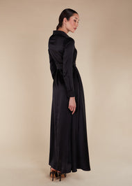 Self Print Satin Maxi - Final Sale