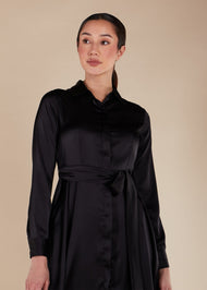 Self Print Satin Maxi - Final Sale