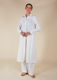 Shirt Dress Co-Ord Nude - Final Sale