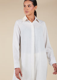 Shirt Dress Co-Ord Nude - Final Sale