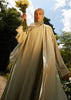 Two Piece Open Abaya With Slip Mint