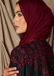 Tatreez Open Abaya - Final Sale