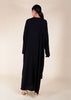 Crossover Abaya Black - Final Sale