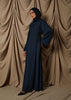 Side Tie Maxi Navy
